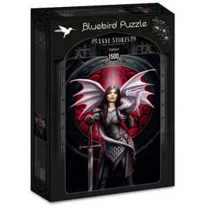 Bluebird Puzzle (70441) - Anne Stokes: "Valour" - 1500 pezzi