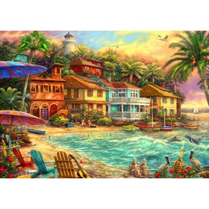 Bluebird Puzzle (70208) - Chuck Pinson: "Island Time" - 2000 pezzi