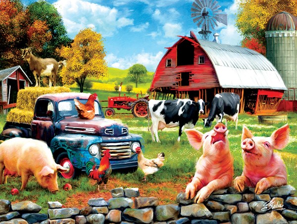 SunsOut (42063) - Sharon Steele: "Farm Days" - 1000 pezzi