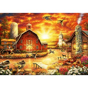 Bluebird Puzzle (70416) - Chuck Pinson: "Honey Drip Farm" - 2000 pezzi