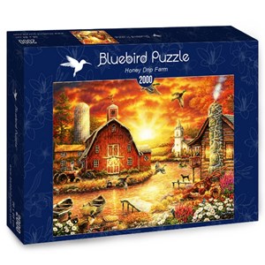 Bluebird Puzzle (70416) - Chuck Pinson: "Honey Drip Farm" - 2000 pezzi