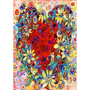 Bluebird Puzzle (70431) - Sally Rich: "Passion Flower" - 1500 pezzi