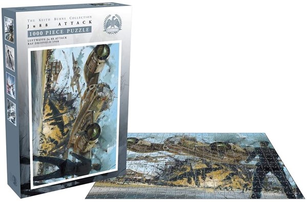 Zee Puzzle (26236) - Keith Burns: "JU 88 Attack" - 1000 pezzi