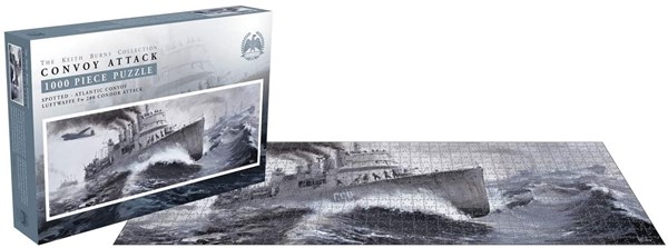 Zee Puzzle (26232) - Keith Burns: "Convoy Attack" - 1000 pezzi