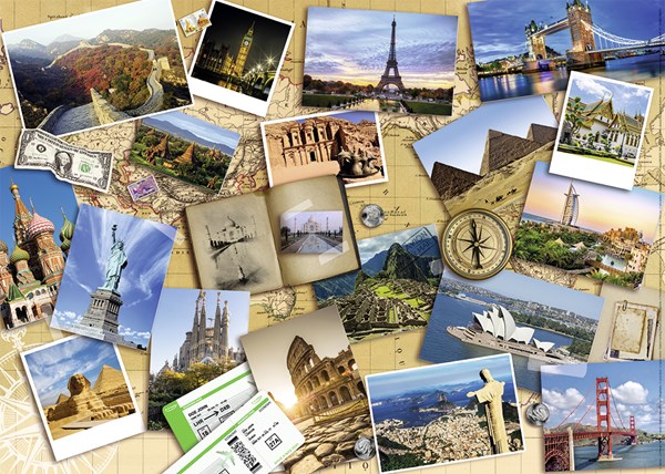 Nathan (87623) - "Monuments of the World" - 1000 pezzi