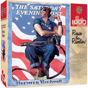 MasterPieces (71805) - Norman Rockwell: "Rosie the Riveter" - 1000 pezzi
