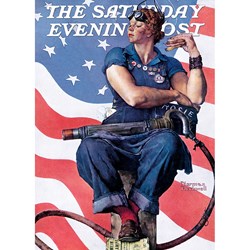 MasterPieces (71805) - Norman Rockwell: "Rosie the Riveter" - 1000 pezzi