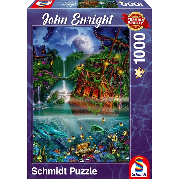 Schmidt Spiele (59685) - John Enright: "Sunken treasure" - 1000 pezzi