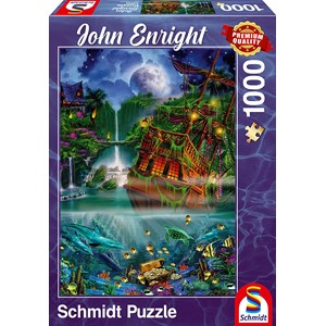 Schmidt Spiele (59685) - John Enright: "Sunken treasure" - 1000 pezzi