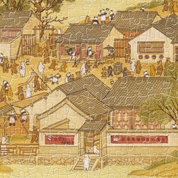 Pintoo (h1906) - "Bears Along The River During The Qingming Festival" - 2000 pezzi