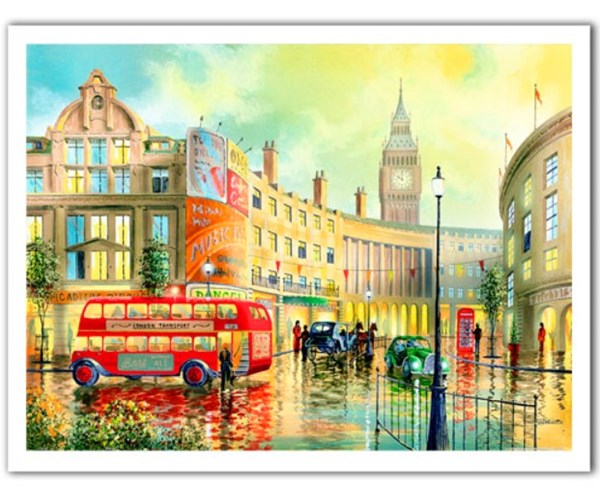 Pintoo (h1996) - Ken Shotwell: "Morning in London" - 1200 pezzi