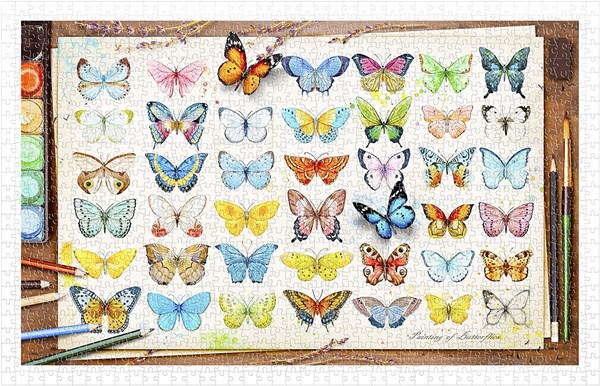 Pintoo (h2027) - "Beautiful Butterflies" - 1000 pezzi