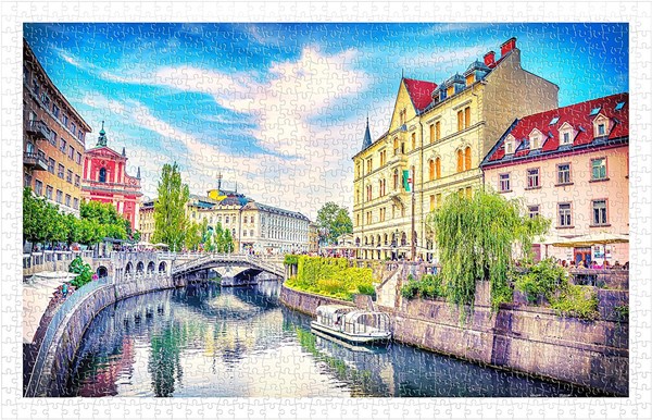Pintoo (h2031) - "Ljubljana, Slovenia" - 1000 pezzi