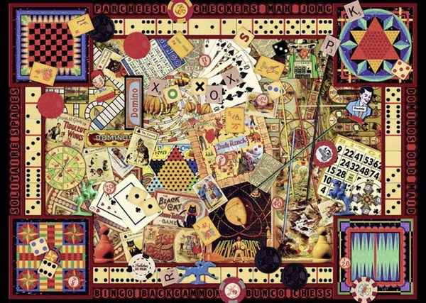 Ravensburger (19406) - Kate Ward Thacker: "Vintage Games" - 1000 pezzi