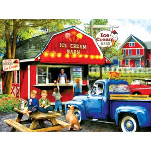 SunsOut (28858) - Tom Wood: "The Ice Cream Barn" - 1000 pezzi