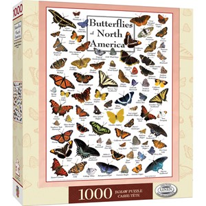 MasterPieces (71971) - "Butterflies of North America" - 1000 pezzi