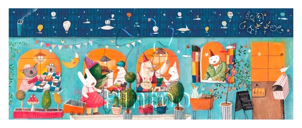 Pintoo (h1787) - Nan Jun: "Bear Coffee" - 1000 pezzi