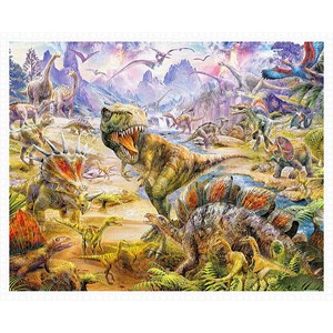 Pintoo (h1920) - Jan Patrik Krasny: "Dinosaurs" - 2000 pezzi