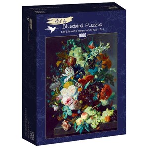 Bluebird Puzzle (60072) - Jan van Huysum: "Still Life with Flowers and Fruit, 1715" - 1000 pezzi