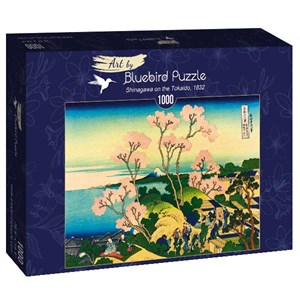 Bluebird Puzzle (60093) - Hokusai: "Shinagawa on the Tokaido, 1832" - 1000 pezzi