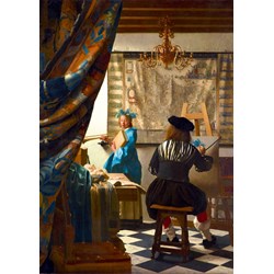 Bluebird Puzzle (60083) - Johannes Vermeer: "Art of Painting, 1668" - 1000 pezzi