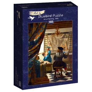 Bluebird Puzzle (60083) - Johannes Vermeer: "Art of Painting, 1668" - 1000 pezzi