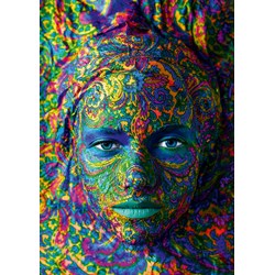 Bluebird Puzzle (60010) - "Face Art, Portrait of woman" - 1000 pezzi