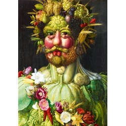 Bluebird Puzzle (60074) - Giuseppe Arcimboldo: "Rudolf II of Habsburg as Vertumnus, 1590" - 1000 pezzi