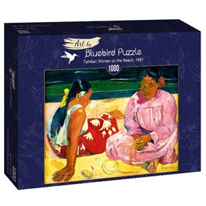 Bluebird Puzzle (60076) - Paul Gauguin: "Tahitian Women on the Beach, 1891" - 1000 pezzi
