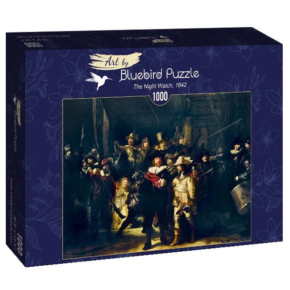 Bluebird Puzzle (60078) - Rembrandt: "The Night Watch, 1642" - 1000 pezzi