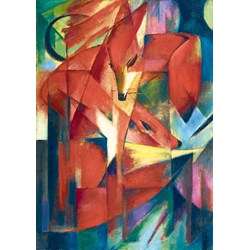 Bluebird Puzzle (60068) - Franz Marc: "The Foxes, 1913" - 1000 pezzi