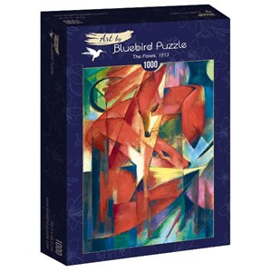 Bluebird Puzzle (60068) - Franz Marc: "The Foxes, 1913" - 1000 pezzi