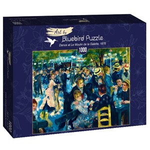 Bluebird Puzzle (60049) - Pierre-Auguste Renoir: "Dance at Le Moulin de la Galette, 1876" - 1000 pezzi