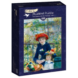 Bluebird Puzzle (60050) - Pierre-Auguste Renoir: "Two Sisters (On the Terrace), 1881" - 1000 pezzi