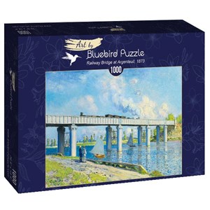 Bluebird Puzzle (60038) - Claude Monet: "Railway Bridge at Argenteuil, 1873" - 1000 pezzi