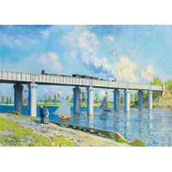 Bluebird Puzzle (60038) - Claude Monet: "Railway Bridge at Argenteuil, 1873" - 1000 pezzi