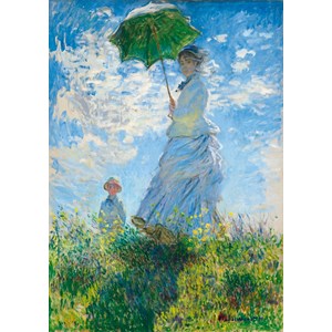 Bluebird Puzzle (60039) - Claude Monet: "Woman with a Parasol, Madame Monet and Her Son" - 1000 pezzi