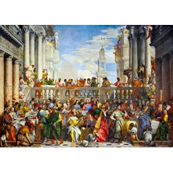 Bluebird Puzzle (60011) - Paolo Veronese: "The Wedding at Cana, 1563" - 1000 pezzi