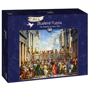 Bluebird Puzzle (60011) - Paolo Veronese: "The Wedding at Cana, 1563" - 1000 pezzi