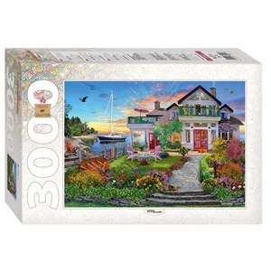 Step Puzzle (85021) - "House by the bay" - 3000 pezzi