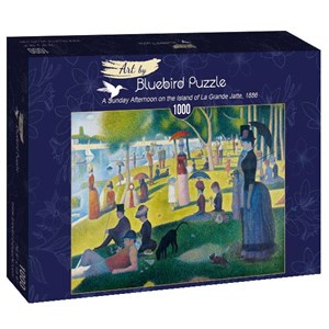 Bluebird Puzzle (60086) - Georges Seurat: "A Sunday Afternoon on the Island of La Grande Jatte, 1886" - 1000 pezzi
