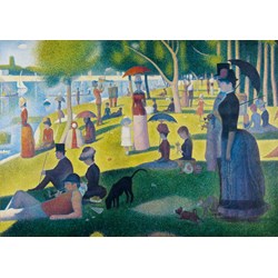 Bluebird Puzzle (60086) - Georges Seurat: "A Sunday Afternoon on the Island of La Grande Jatte, 1886" - 1000 pezzi