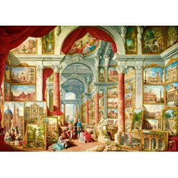 Bluebird Puzzle (60075) - Giovanni Paolo Panini: "Picture Gallery with Views of Modern Rome, 1757" - 1000 pezzi