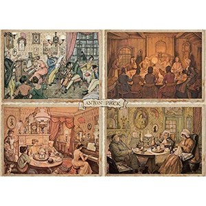 Jumbo (18856) - Anton Pieck: "Living Room Entertainment" - 1000 pezzi