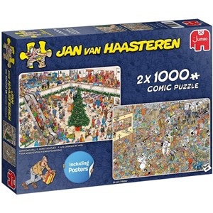 Jumbo (20033) - Jan van Haasteren: "Holiday Shopping" - 1000 pezzi