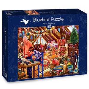 Bluebird Puzzle (70433) - Steve Crisp: "Attic Playtime" - 1500 pezzi