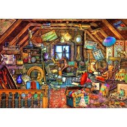 Bluebird Puzzle (70434) - Aimee Stewart: "Hidden Object Attic" - 1500 pezzi