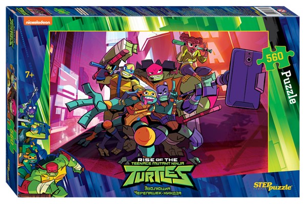 Step Puzzle (97070) - "Ninja Turtles" - 560 pezzi