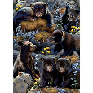 SunsOut (56452) - Rebecca Latham: "Bear Cubs" - 500 pezzi