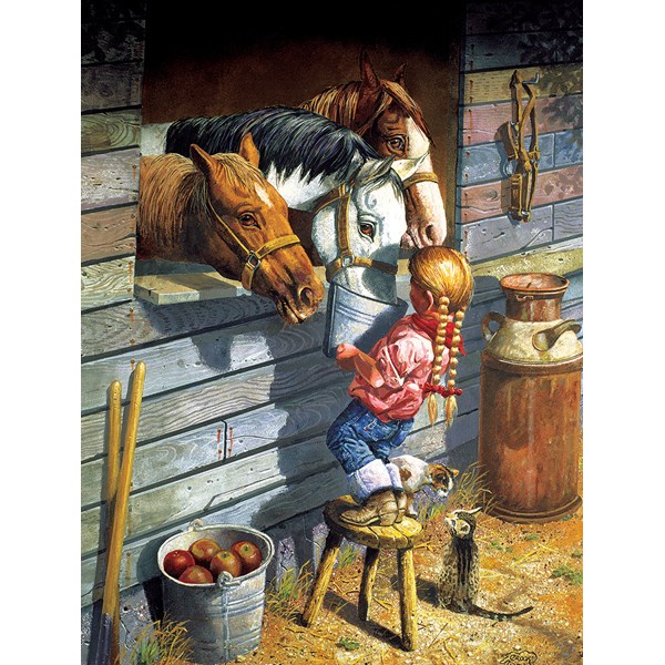 SunsOut (36048) - Don Crook: "Working Girl" - 500 pezzi